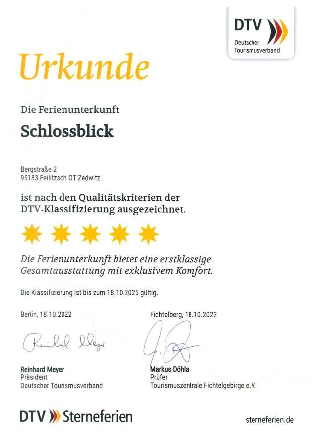 Chalet-Ferienwohnung Schlossblick, 51 Qm, Wellness/Fitness/Sauna - Bergroedelhof Feilitzsch Dış mekan fotoğraf