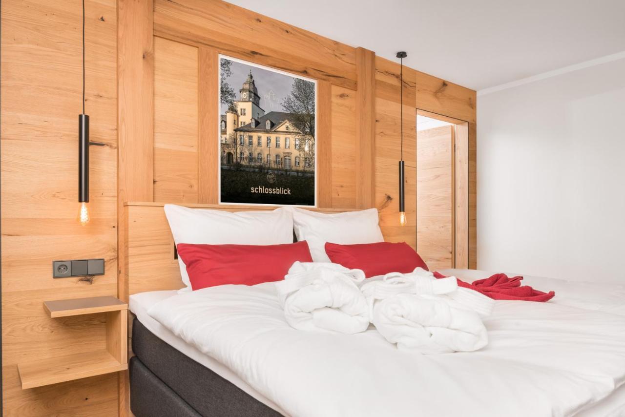 Chalet-Ferienwohnung Schlossblick, 51 Qm, Wellness/Fitness/Sauna - Bergroedelhof Feilitzsch Dış mekan fotoğraf